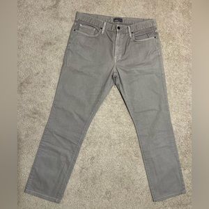 Vince Brand Men’s Rhodes Slim Straight Pewter 36x32 Pants